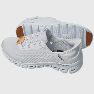 Skechers Glide Step - Tranquility Shoes - NEW Womens 7 Wide White - #48469-CL3
